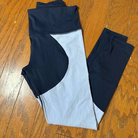Viicaya Pants - Navy and Purple Leggings